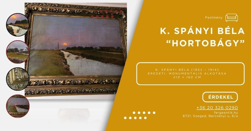 FESTMÉNY – K.Spányi Béla – HORTOBÁGY FESTMÉNY - K.Spányi Béla - HORTOBÁGY